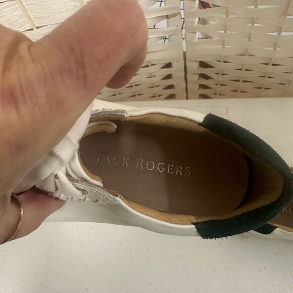 Jack Rogers Whitney women’s sneakers white size 7.5 euc - Picture 13 of 16